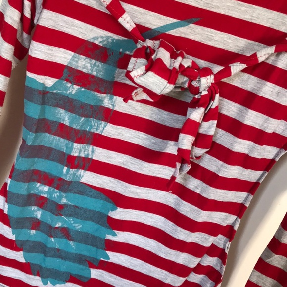 Long sleeve striped top - Picture 2 of 3